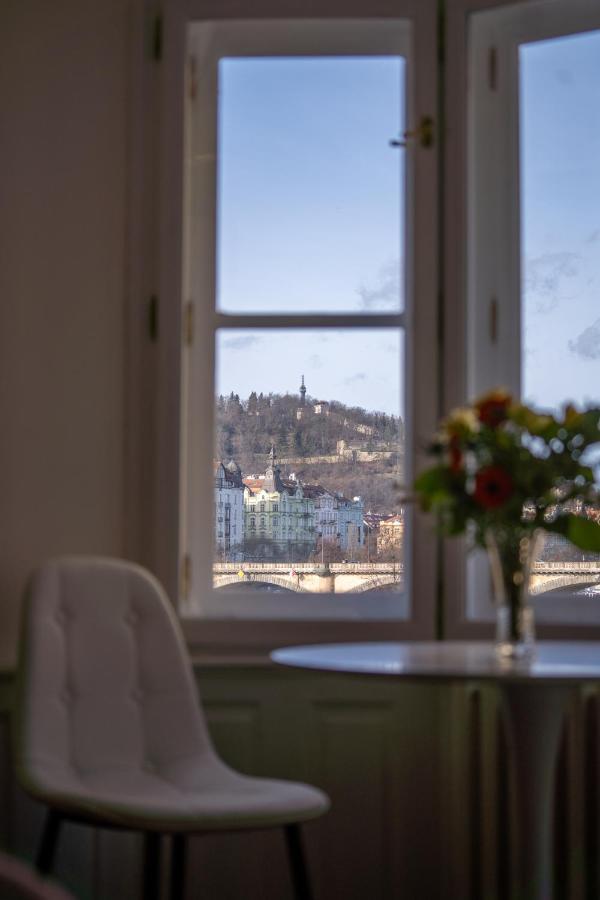 Exclusive Apartment With A View Of Prague Castle And Vltava River Praga Exterior foto